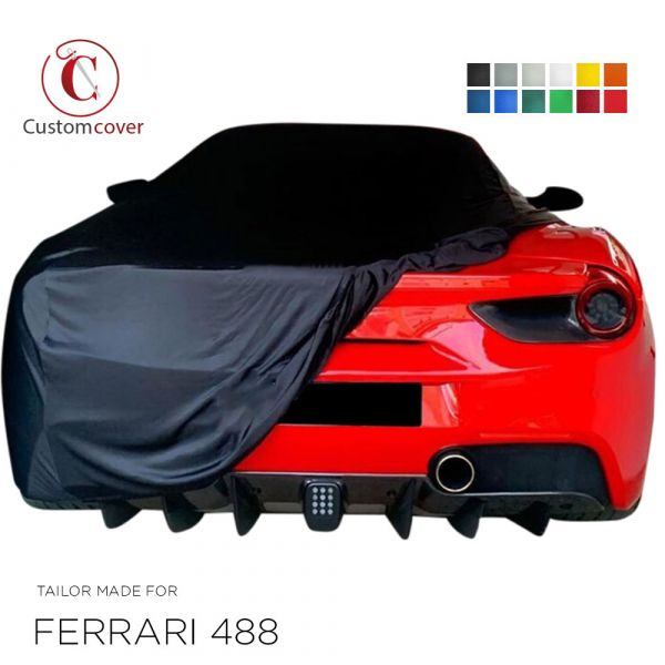 Create your own super soft indoor car cover fitted for Ferrari 488  2016-present