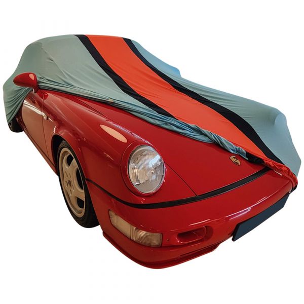 Indoor-Autoabdeckung passend für Porsche 911 (964) 1989-1994 Gulf