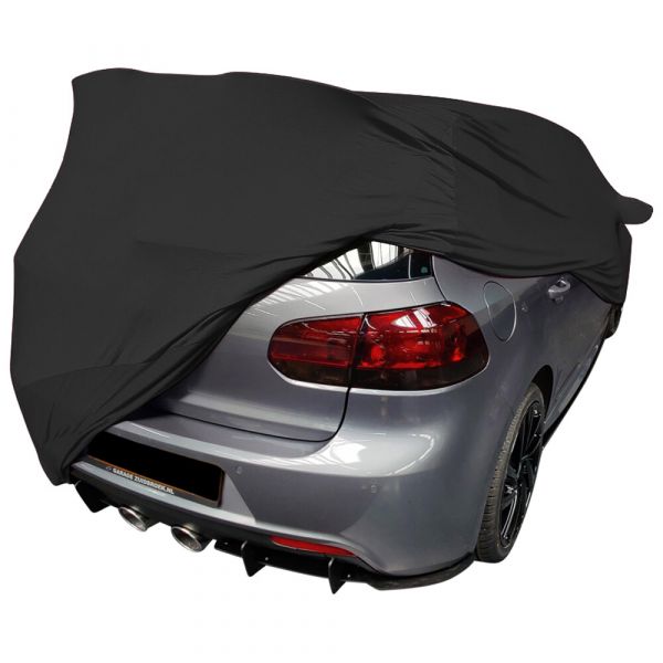 Kopie von Blaues AD-Cover® Mikrokontur mit Spiegeltaschen für VW Golf