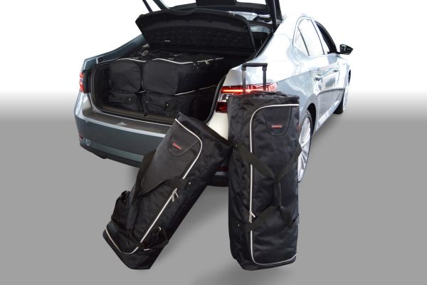 Travel bags fits Skoda Rapid Spaceback (NH1) tailor made (6 bags