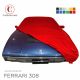 Custom tailored indoor car cover Ferrari 308 with mirror pockets