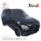 Custom tailored indoor car cover Mercedes-Benz ML with mirror pockets