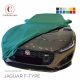 Op maat gesneden indoor autohoes Jaguar F-Type Coupe met spiegelzakken