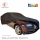 Custom tailored indoor car cover Rolls Royce Wraith with mirror pockets