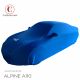 Maßgeschneiderte indoor Autoabdeckung Alpine A110 Le Mans Blue mit Spiegeltaschen