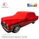 Custom tailored indoor car cover Mercedes-Benz W114 with mirror pockets