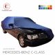 Maßgeschneiderte indoor Autoabdeckung Mercedes-Benz C-Class mit Spiegeltaschen
