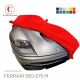 Custom tailored indoor car cover Ferrari 550 with mirror pockets