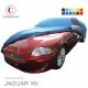 Custom tailored indoor car cover Jaguar XK with mirror pockets