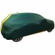 Indoor car cover Audi A1 Sportback green with yellow striping