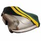 Indoor car cover PGO Speedster & Cevennes green with yellow striping