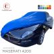 Custom tailored indoor car cover Maserati 4200 GT with mirror pockets