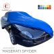 Custom tailored indoor car cover Maserati Spyder with mirror pockets