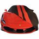 Indoor car cover Ferrari F8 black with red striping