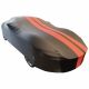 Indoor car cover Ferrari Mondial Quattrovalvole black with red striping