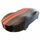 Indoor car cover Ferrari Mondial 8 black with red striping