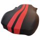 Indoor car cover Ferrari F12 Berlinetta black with red striping