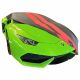 Indoor car cover Lamborghini Huracan Performante black with red striping