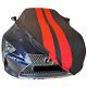 Indoor autohoes Lexus LC Coupe Black with red striping