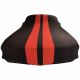 Indoor car cover MG ZS black with red striping