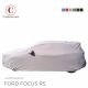Custom tailored outdoor car cover Ford Focus RS with mirror pockets