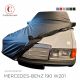 Custom tailored outdoor car cover Mercedes-Benz 190 W201 with mirror pockets