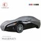 Custom tailored outdoor car cover Maserati GranSport with mirror pockets
