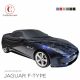 Custom tailored outdoor car cover Jaguar F-Type Convertible with mirror pockets