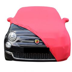 Indoor car cover Abarth 500 with mirror pockets