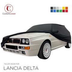 Housse voiture sur-mesure intérieur Lancia Delta avec poches de rétroviseurs