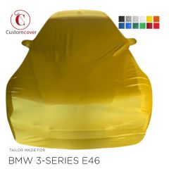 Custom tailored indoor car cover BMW 3-Series (E46) with mirror pockets