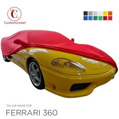 Maßgeschneiderte indoor Autoabdeckung Ferrari 360 Modena mit Spiegeltaschen