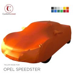 Custom tailored indoor car cover Opel Speedster with mirror pockets