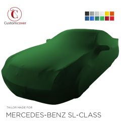 Custom tailored indoor car cover Mercedes-Benz SL-Class (R230) with mirror pockets