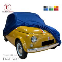 Custom tailored indoor car cover Fiat 500 Classic