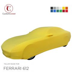Custom tailored indoor car cover Ferrari 612 Scaglietti with mirror pockets