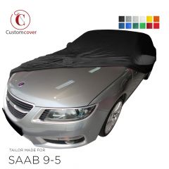 Op maat  gemaakte indoor Saab Saab 9-5 met spiegelzakken