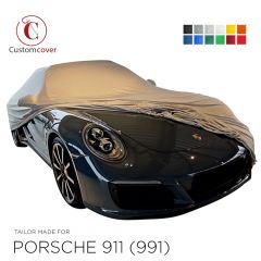 Housse voiture sur-mesure intérieur Porsche 911 (991) avec poches de rétroviseurs