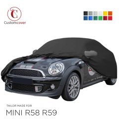 Custom tailored indoor car cover Mini R59 Roadster with mirror pockets
