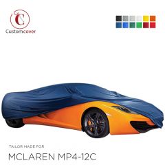 Custom tailored indoor car cover McLaren MP4-12C with mirror pockets