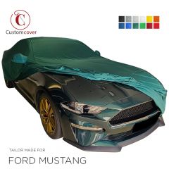 Op maat gesneden indoor car cover Ford Mustang met mirror pockets