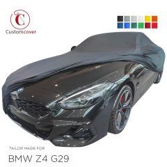 Custom tailored indoor car cover BMW Z4 (G29) with mirror pockets