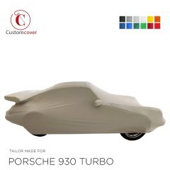 Custom tailored indoor car cover Porsche 911 (930) with mirror pockets