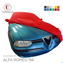 Op maat  gemaakte indoor Alfa Romeo 156 met spiegelzakken