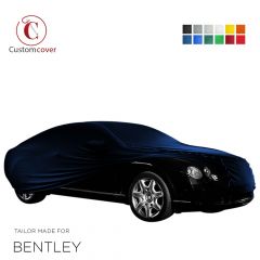 Custom tailored indoor car cover Bentley Mulsane with mirror pockets