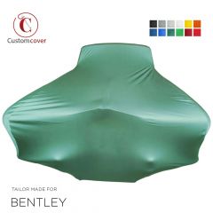 Custom tailored indoor car cover Bentley T1 with mirror pockets