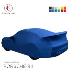 Custom tailored indoor car cover Porsche 911 (996) Aerokit with mirror pockets
