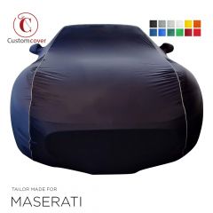 Custom tailored indoor car cover Maserati MC GT with mirror pockets