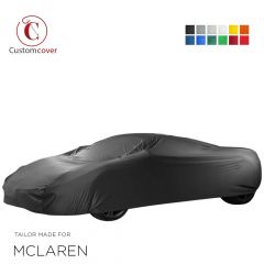 Custom tailored indoor car cover McLaren 650S with mirror pockets