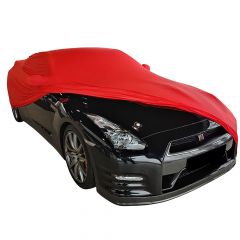 Indoor car cover Nissan GT-R R35 with mirror pockets